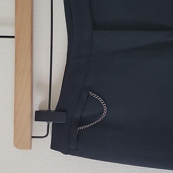 LRL Lauren Ralph Lauren Black Wool Straight Leg Trousers Size 6 - Picture 3 of 7